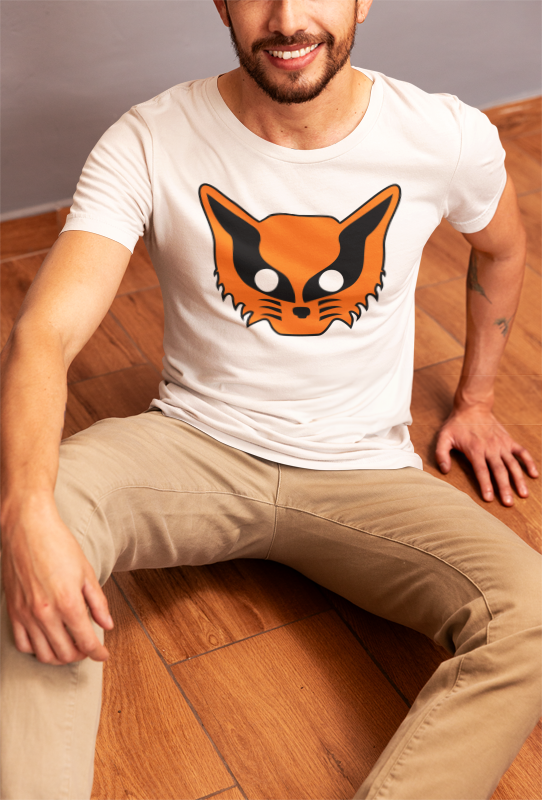 Naruto Kurama T-Shirt! Featuring a stunning graphic of Kurama, the legendary Nine-Tails fox!