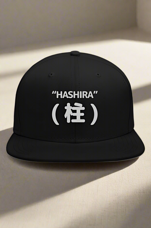 Hashira: Kanji Embroidered Classic Snapback Cap