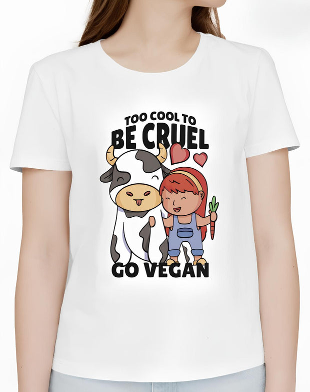 Too Cool To Be Cruel: Vegan Friends Tee