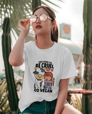 Too Cool To Be Cruel: Vegan Friends Tee
