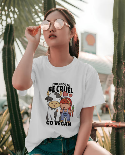 Too Cool To Be Cruel: Vegan Friends Tee